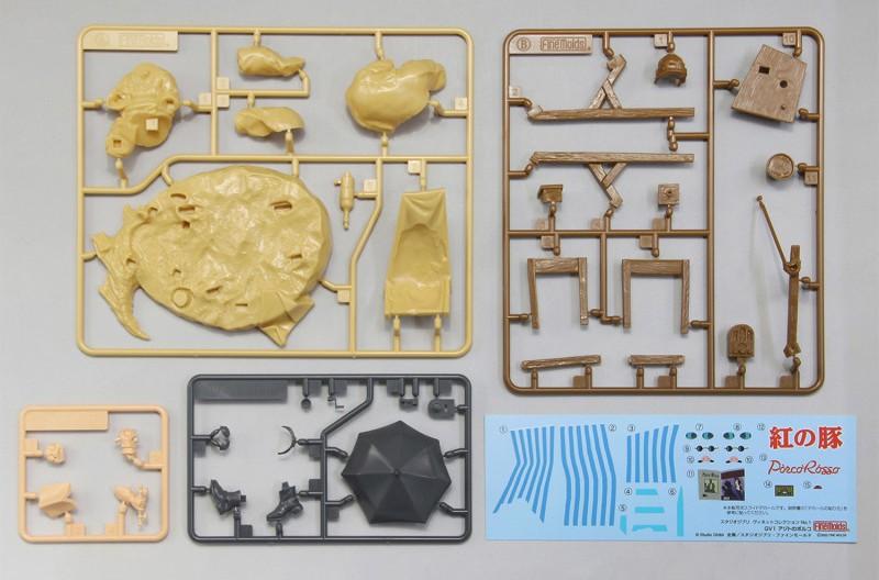 PORCO ROSSO - Porco - Model Kit to paint 1/48 21.3x15.7x5.6cm - 4