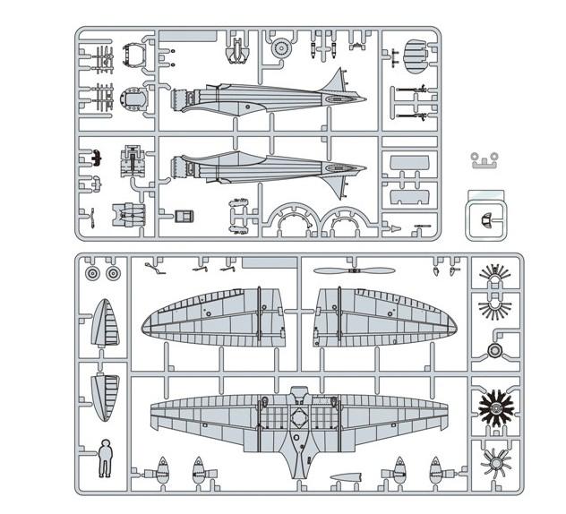 THE WIND RISES - Plane Type 9 Prototype - Model Kit 1/48 - 3