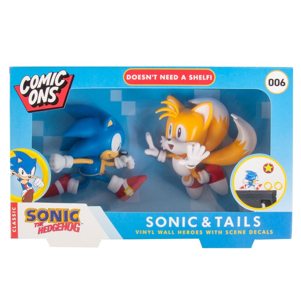 SONIC Vinyl 3D Wall Stickers 2 Pc + Stickers