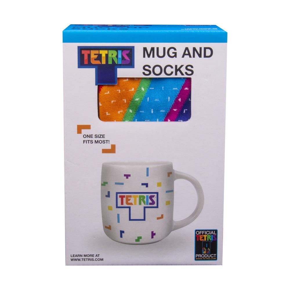 TETRIS - Pack Cadeau - Mug 450 ml + Paire de Chaussettes - 2