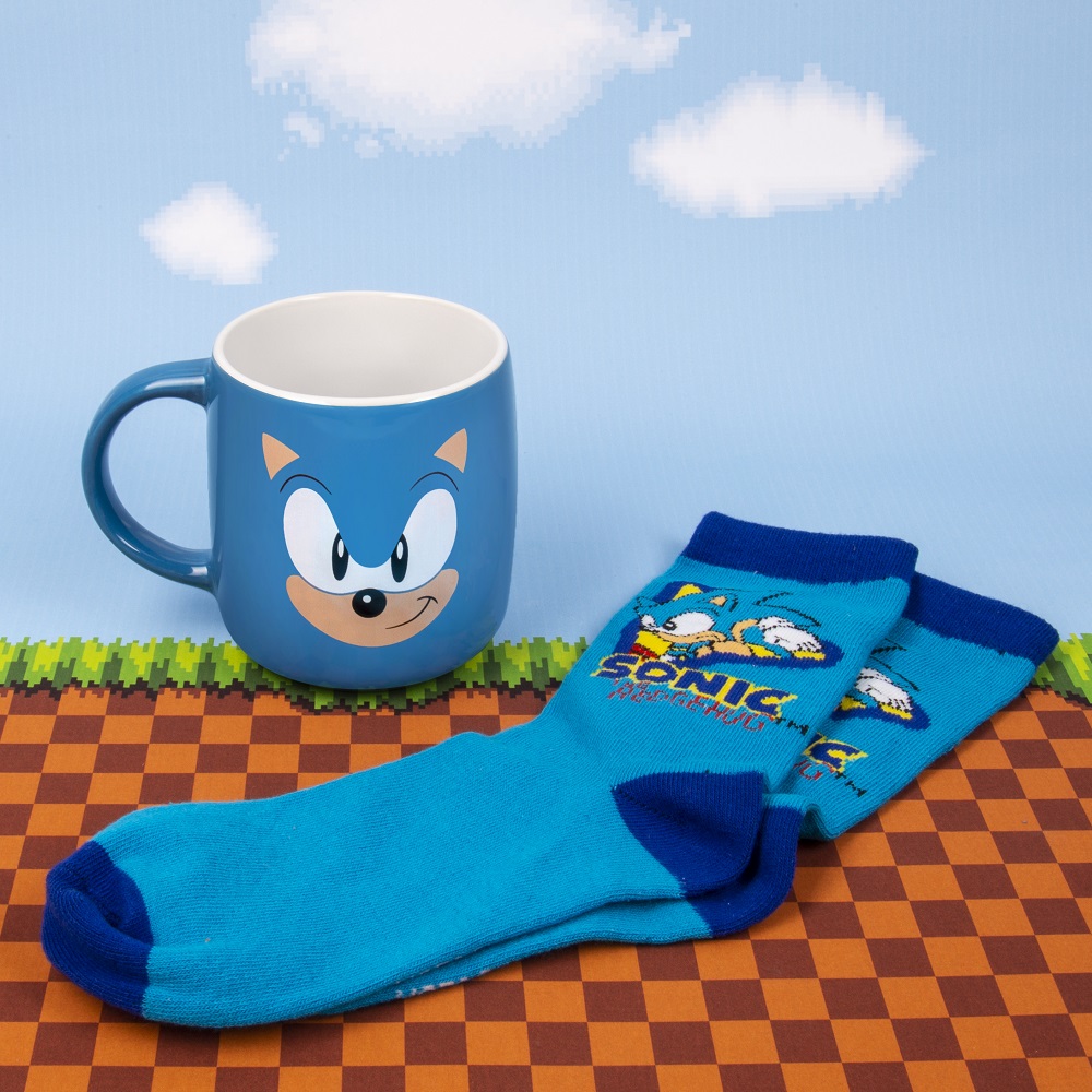 SONIC - Gift Box - Mug 460ml + 1 Pair of Socks (One Size)_IMAGE_1