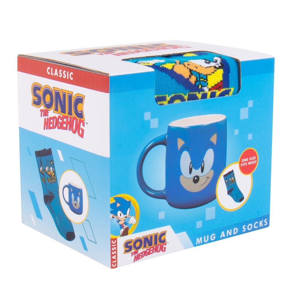 SONIC - Pack Cadeau - Mug 460ml + 1 Paire de Chaussette (One Size) - 6