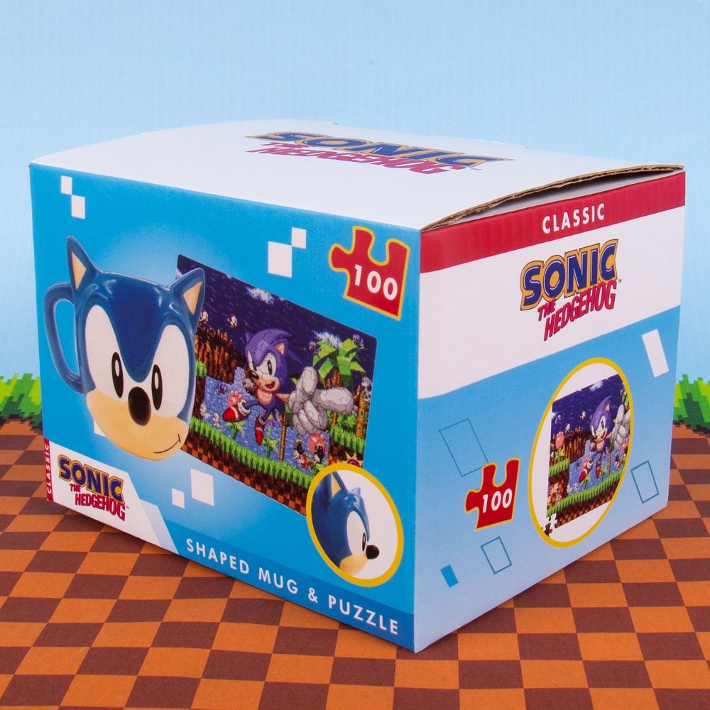 SONIC - Pack Cadeau - Mug 3D 300ml + Puzzle 100 Pc - 4