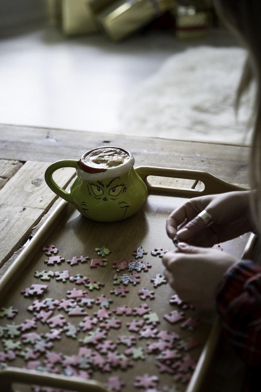 GRINCH - Pack Cadeau - Mug 3D 350 ml + Puzzle 100pc - 3