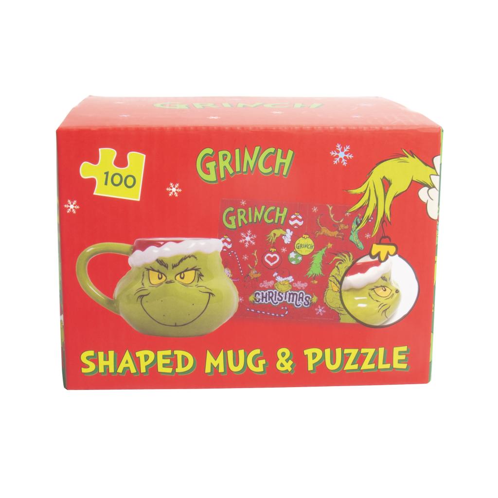 GRINCH - Pack Cadeau - Mug 3D 350 ml + Puzzle 100pc - 5
