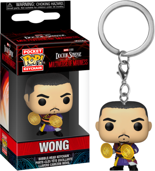 MARVEL - Pocket Pop Keychains -Doctor Strange 2 - Wong - 4cm