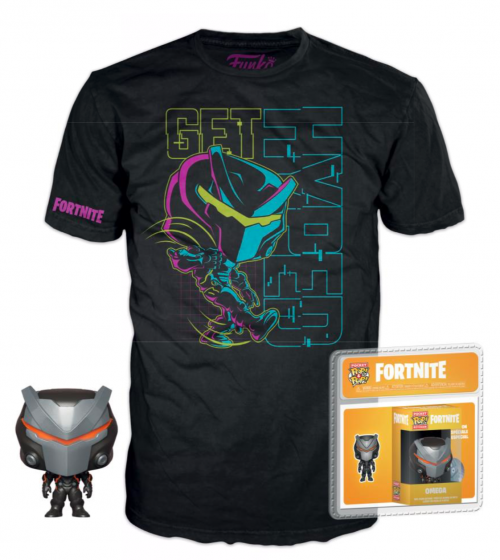 FORTNITE - Boxed POP + Pocket POP - Omega (XL) : ShopForGeek.com: T- Shirt Funko Fortnite