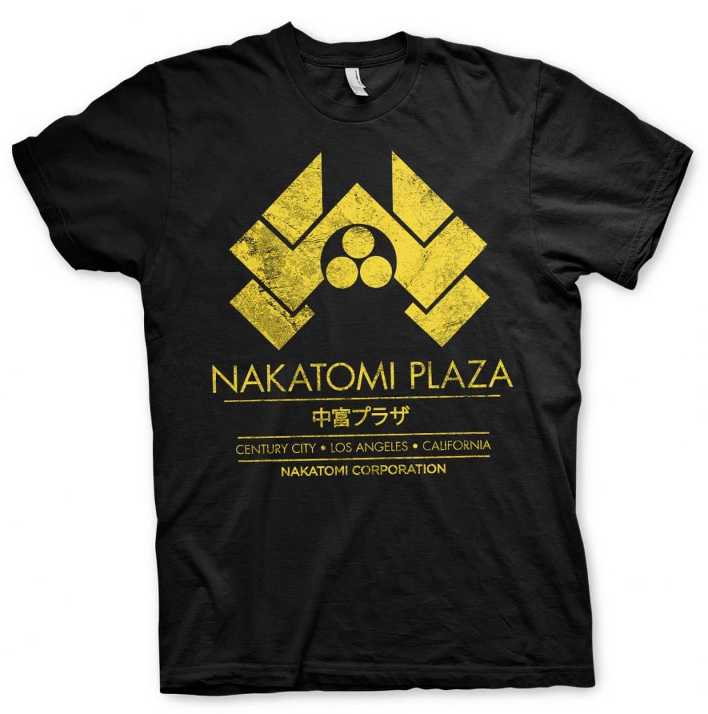 DIE HARD - T-Shirt Nakatomi Plaza - (L) : ShopForGeek.com: T-Shirt