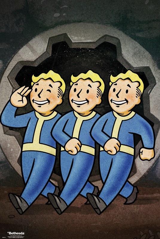 FALLOUT 76 - Poster 61X91 - Vault Boy : ShopForGeek.com: Poster GB