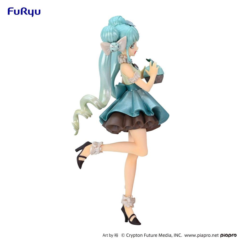 HATSUNE MIKU - Chocolate Mint Pearl Color - Statuette 17cm - 2