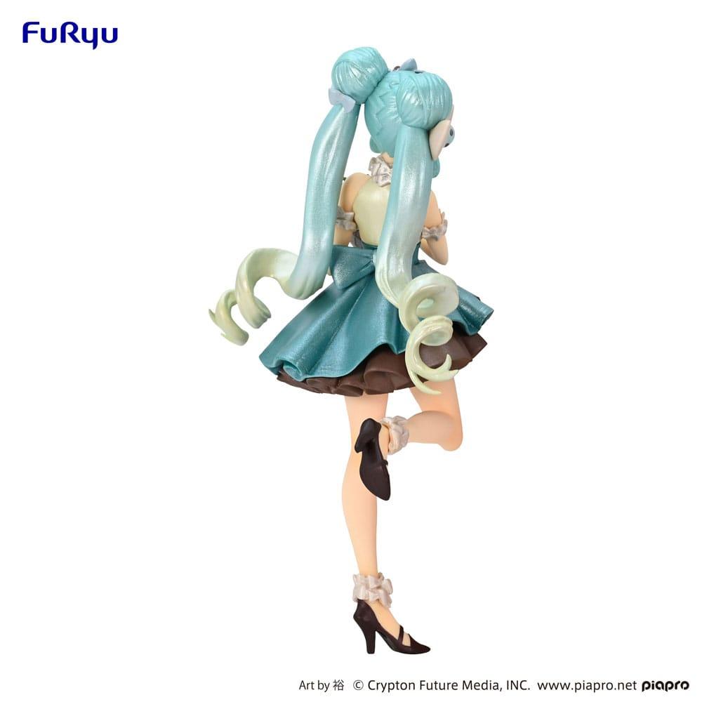 HATSUNE MIKU - Chocolate Mint Pearl Color - Statuette 17cm - 3