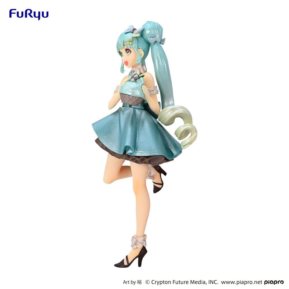 HATSUNE MIKU - Chocolate Mint Pearl Color - Statuette 17cm - 5