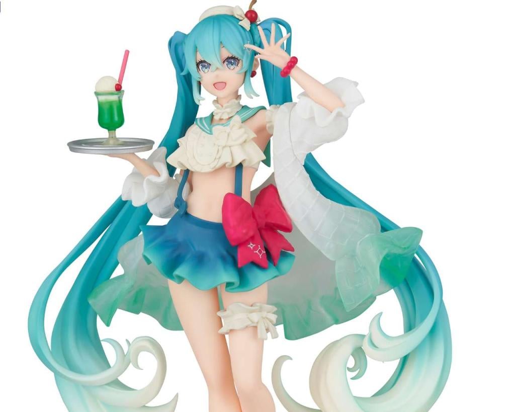 HATSUNE MIKU - SweetSweets Series Melon Soda Float - Statuette 18cm - 3
