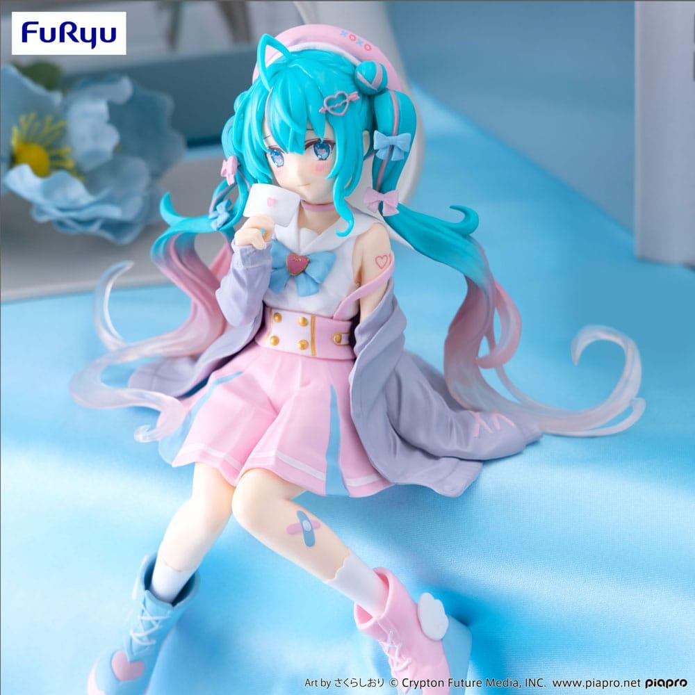 HATSUNE MIKU - Love Sailor Grey Color - Statuette Noodle Stopper 13cm - 2
