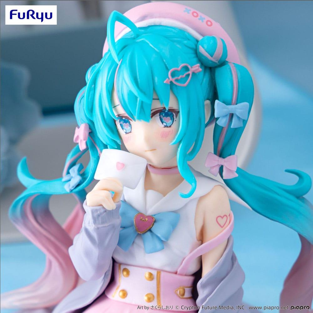 HATSUNE MIKU - Love Sailor Grey Color - Statuette Noodle Stopper 13cm - 3