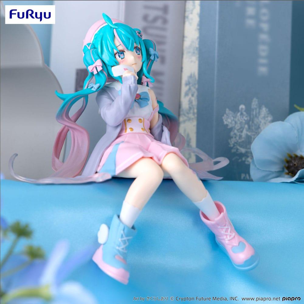 HATSUNE MIKU - Love Sailor Grey Color - Statuette Noodle Stopper 13cm - 4