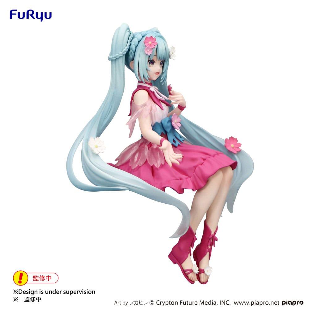 HATSUNE MIKU - Flower Fairy Cosmos - Statuette Noodle Stopper 14cm - 5