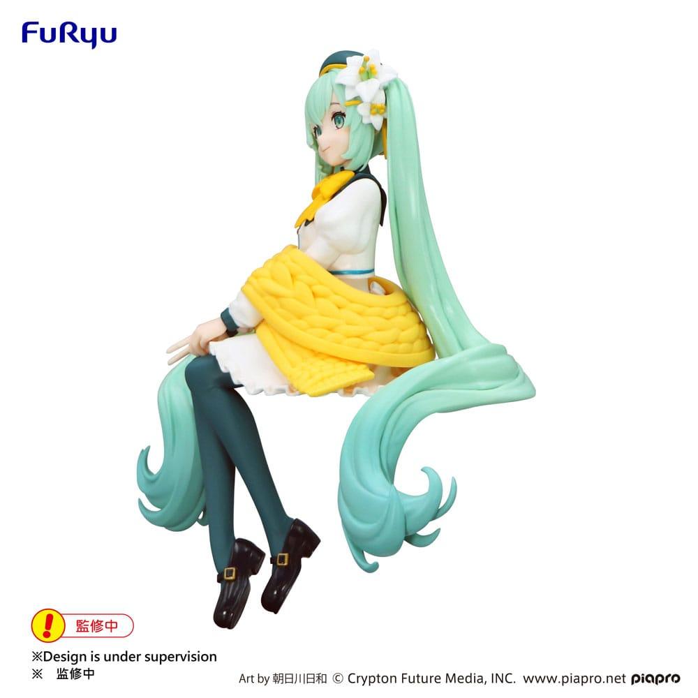 HATSUNE MIKU - Flower Fairy Lily White - Statuette Noodle Stopper 14cm - 2