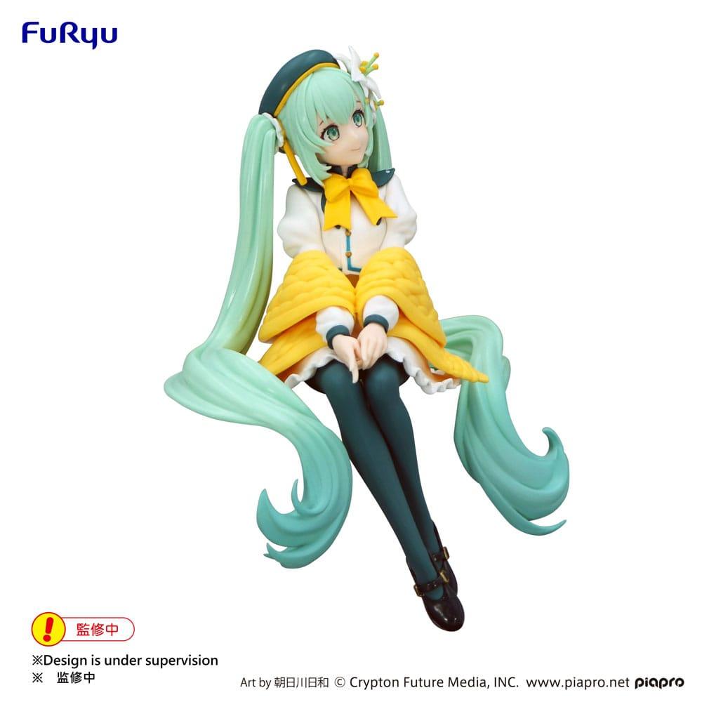 HATSUNE MIKU - Flower Fairy Lily White - Statuette Noodle Stopper 14cm - 4