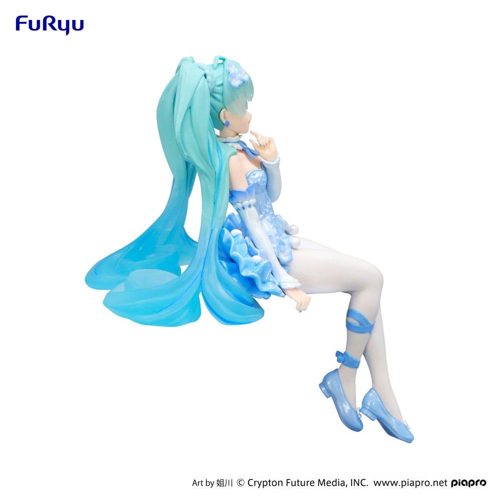 HATSUNE MIKU - Flower Fairy Nemophila - Statuette Noodle Stopper 15cm - 3