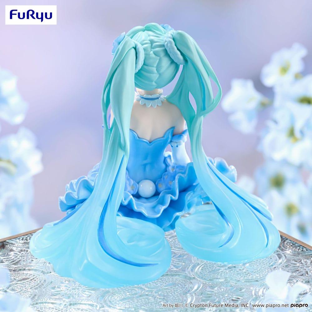 HATSUNE MIKU - Flower Fairy Nemophila - Statuette Noodle Stopper 15cm - 5