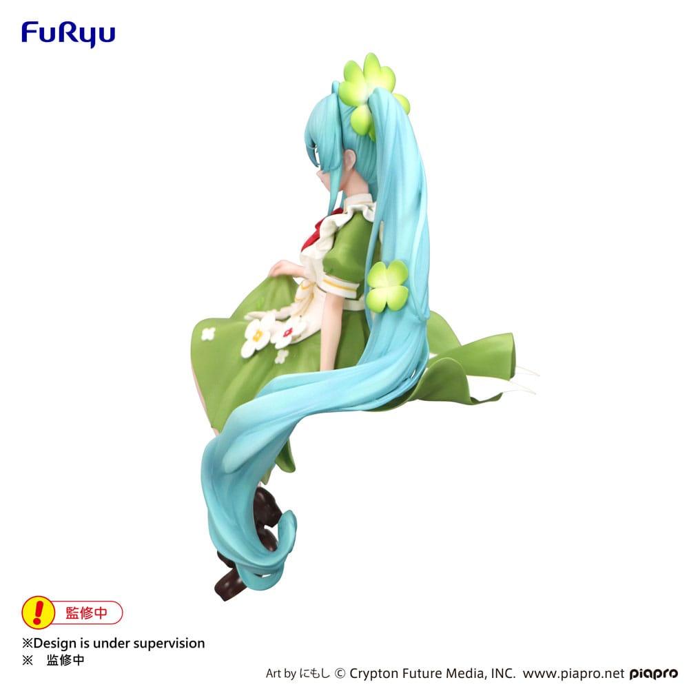 HATSUNE MIKU - Flower Fairy Clover - Statuette Noodle Stopper 15cm - 4
