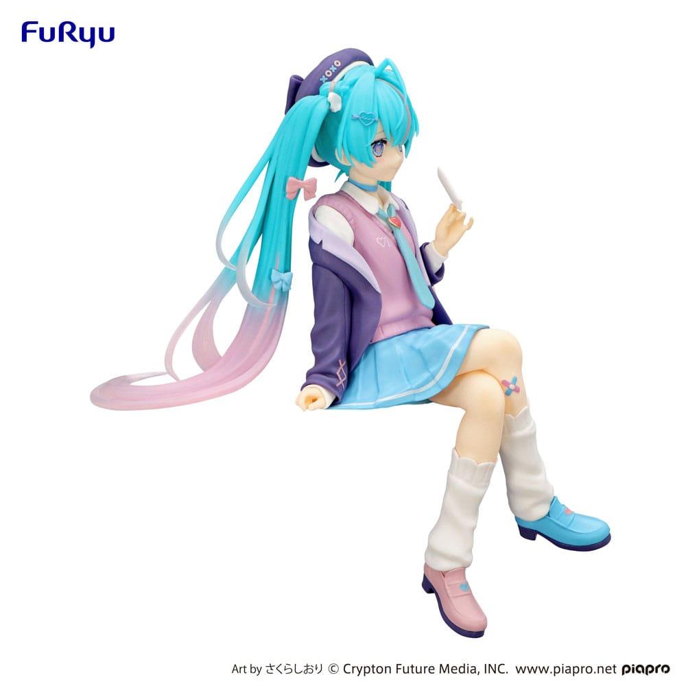 HATSUNE MIKU - Love Blazer Navy Color - Statue Noodle Stopper 14cm - 2