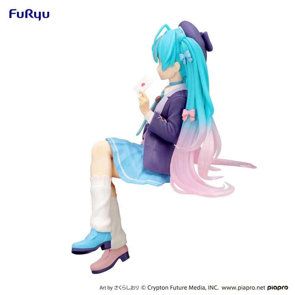 HATSUNE MIKU - Love Blazer Navy Color - Statue Noodle Stopper 14cm - 4