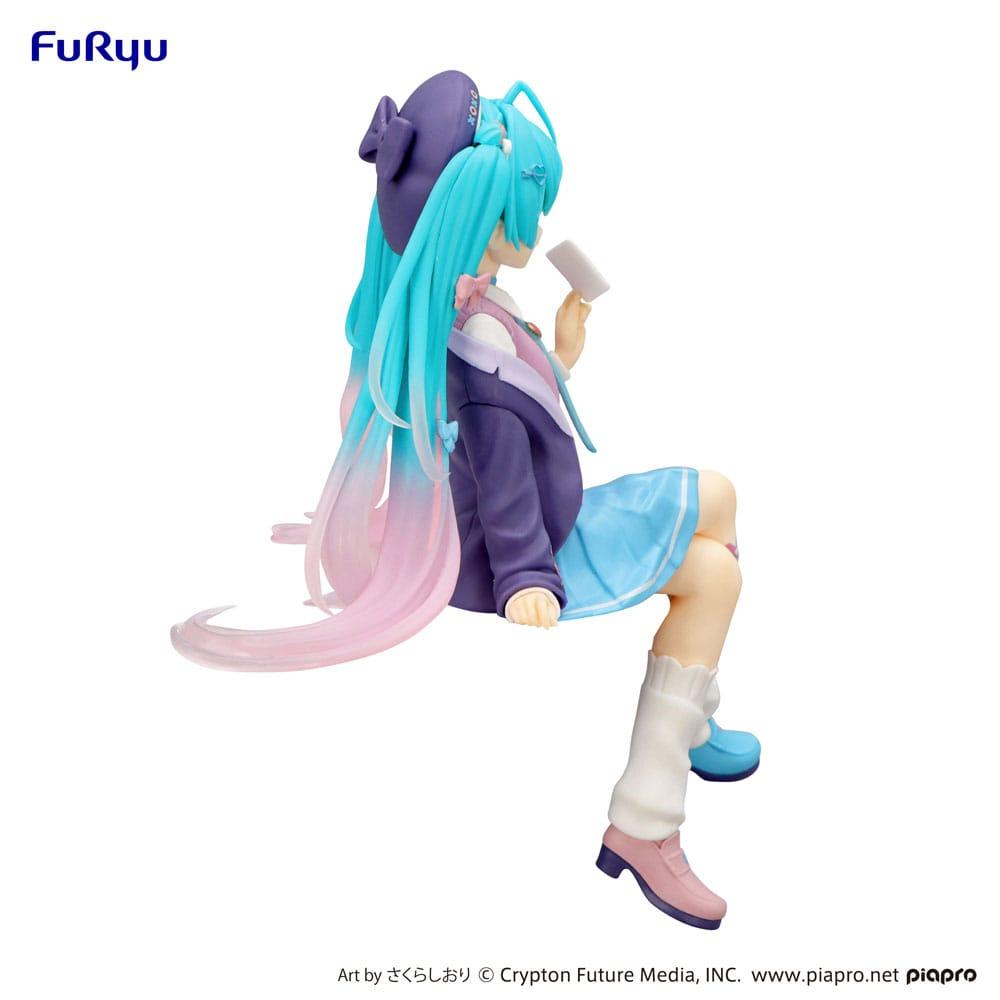 HATSUNE MIKU - Love Blazer Navy Color - Statue Noodle Stopper 14cm - 5