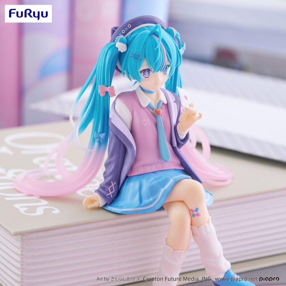 HATSUNE MIKU - Love Blazer Navy Color - Statue Noodle Stopper 14cm - 6