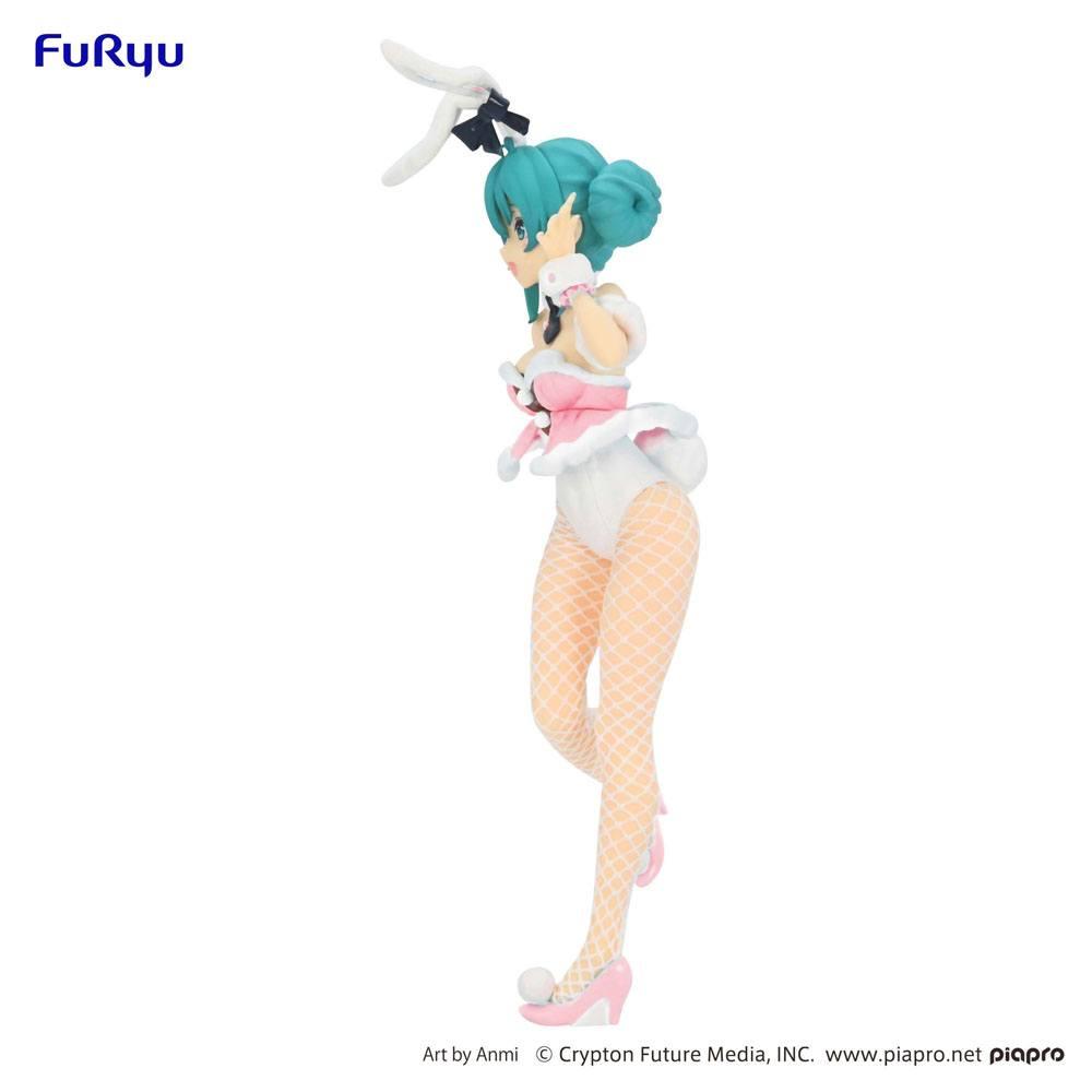 HATSUNE MIKU - White Rabbit Baby Pink - Statuette BiCute Bunnies 28cm - 2