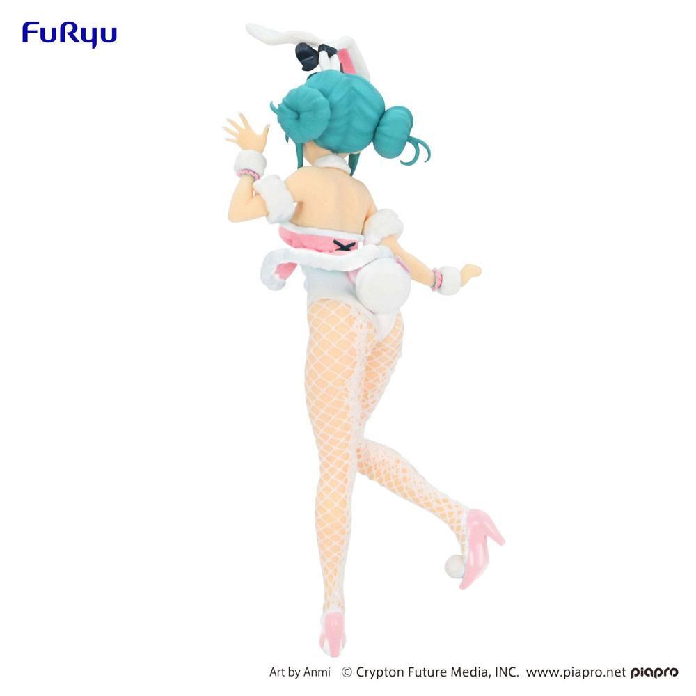 HATSUNE MIKU - White Rabbit Baby Pink - Statuette BiCute Bunnies 28cm - 3