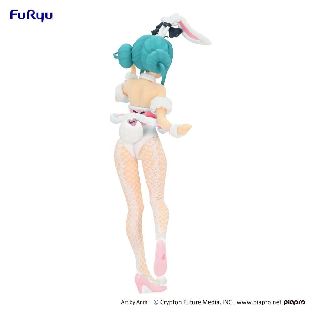 HATSUNE MIKU - White Rabbit Baby Pink - Statuette BiCute Bunnies 28cm - 4