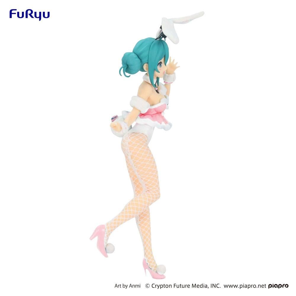 HATSUNE MIKU - White Rabbit Baby Pink - Statuette BiCute Bunnies 28cm - 5
