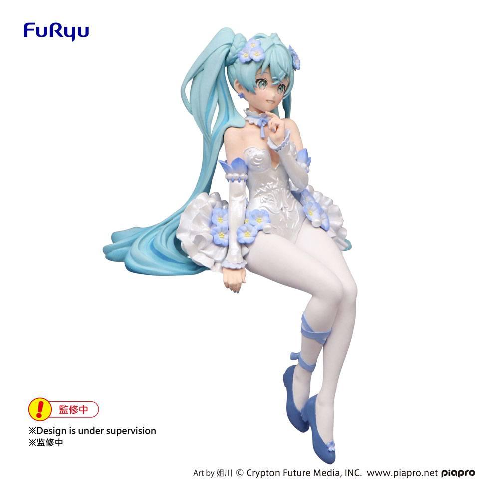 HATSUNE MIKU - Flower Fairy Nemophila - Statuette Noodle Stopper 15cm - 5