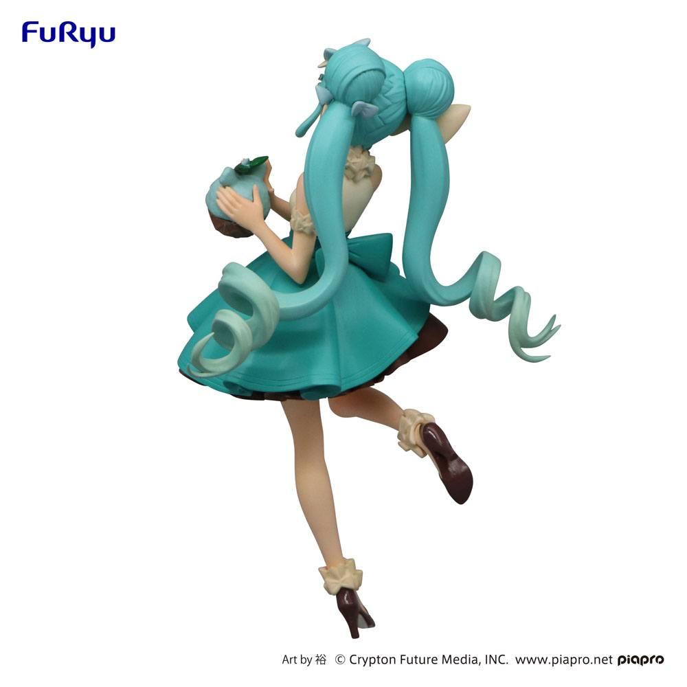 HATSUNE MIKU - Hatsune Miku Chocolate Mint -Statuette SweetSweets 17cm - 3