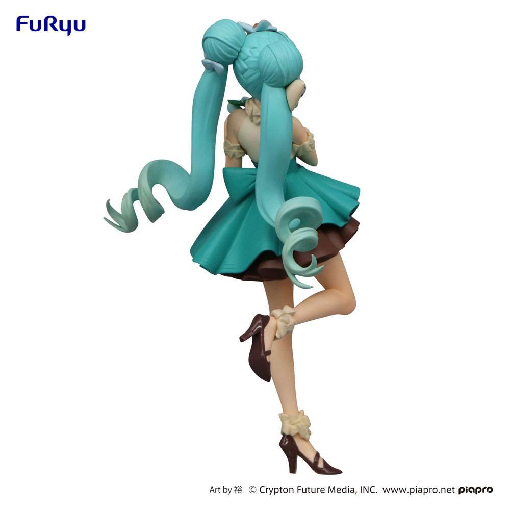 HATSUNE MIKU - Hatsune Miku Chocolate Mint -Statuette SweetSweets 17cm - 4