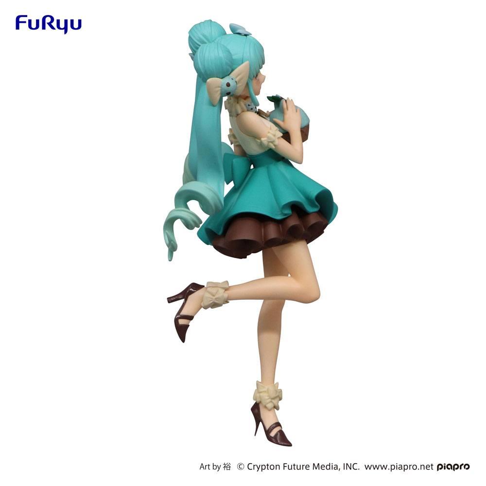 HATSUNE MIKU - Hatsune Miku Chocolate Mint -Statuette SweetSweets 17cm - 5