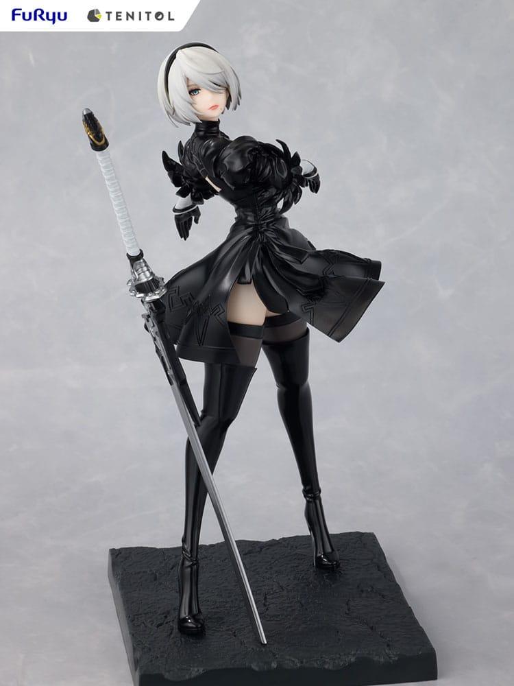NIER AUTOMATA - 2B Ver1.1a - Statuette Tenitol 22cm - 2