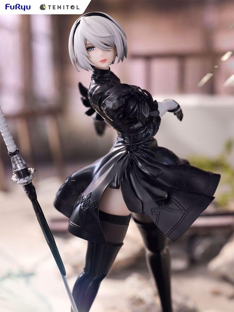 NIER AUTOMATA - 2B Ver1.1a - Statuette Tenitol 22cm - 4