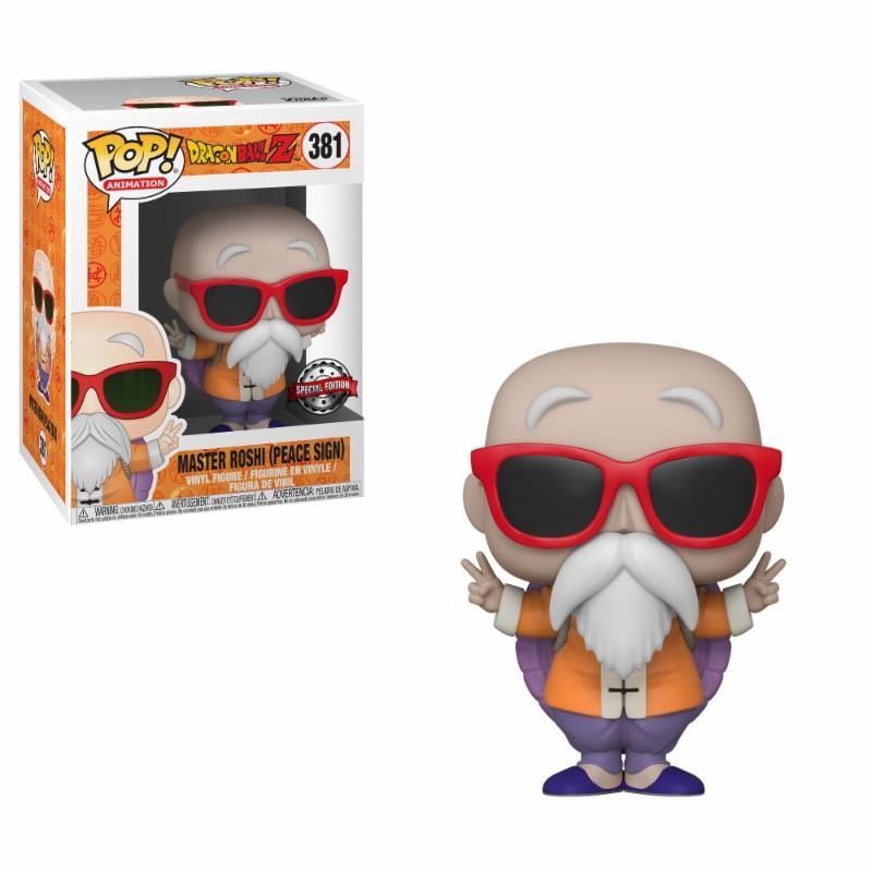 DRAGON BALL Z - POP N° 381 - Master Roshi Peace Sign LTD : ShopForGeek ...