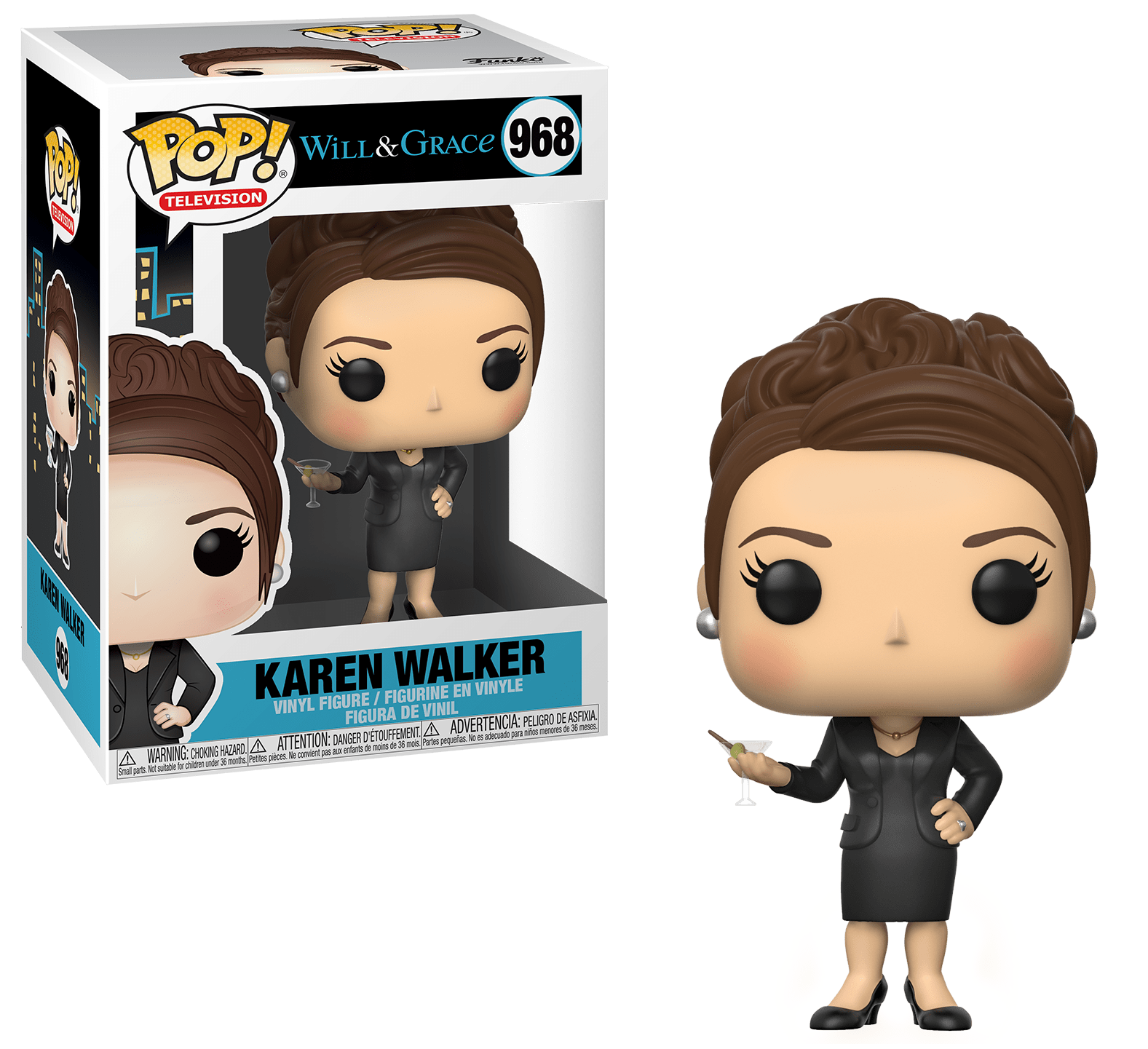WILL & GRACE POP N° 968 Karen Walker Bobble Head
