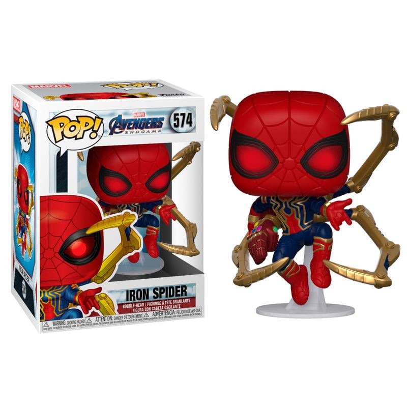 MARVEL POP N° 574 Endgame Iron Spider Man Gauntlet