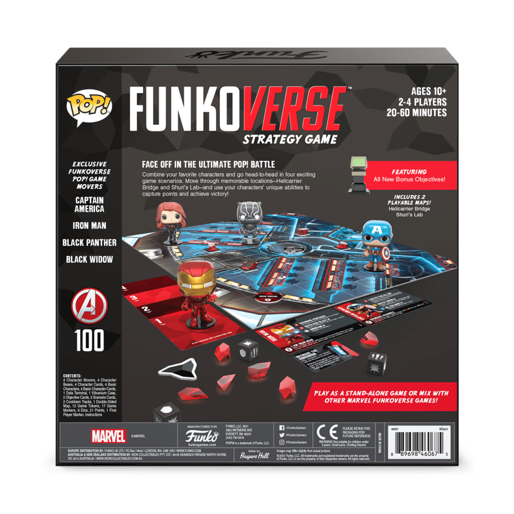 MARVEL - Funkoverse 100 4-Pack - Jeu de Base UK - 2