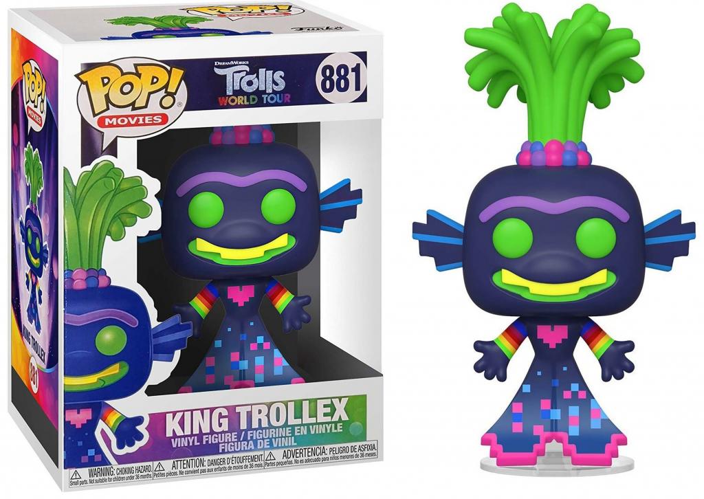 TROLLS WORLD TOUR - POP N° 881 - King Trollex : ShopForGeek.com: Bobble ...