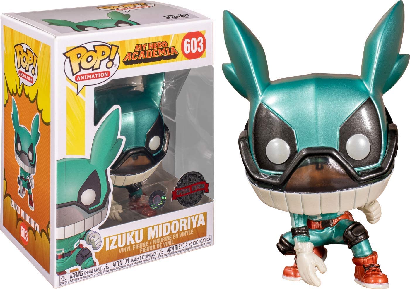 MY HERO ACADEMIA - POP N° 603 - Deku with Helmet METAL Effect S.E._IMAGE_1