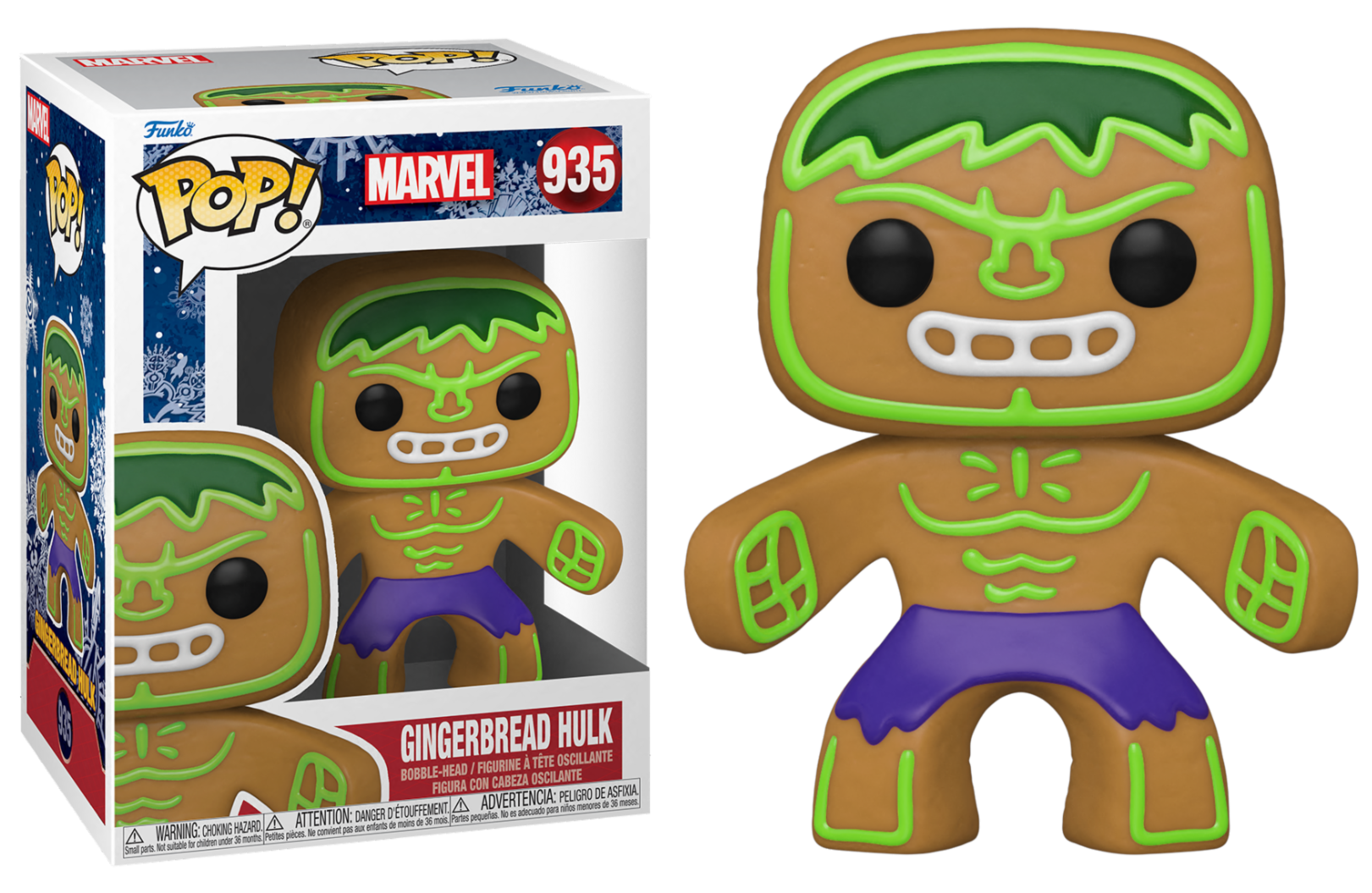 MARVEL - POP N° 935 - Gingerbread Hulk_IMAGE_1