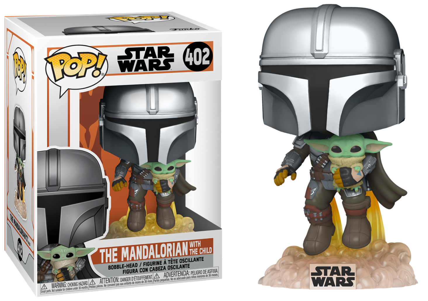 THE MANDALORIAN - POP N° 402 - Mando Flying w/ Jet Pack_IMAGE_1