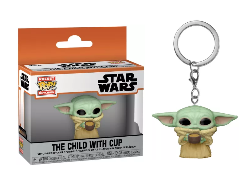 THE MANDALORIAN - Pocket Pop Keychains - The Child w/ Cup_IMAGE_1