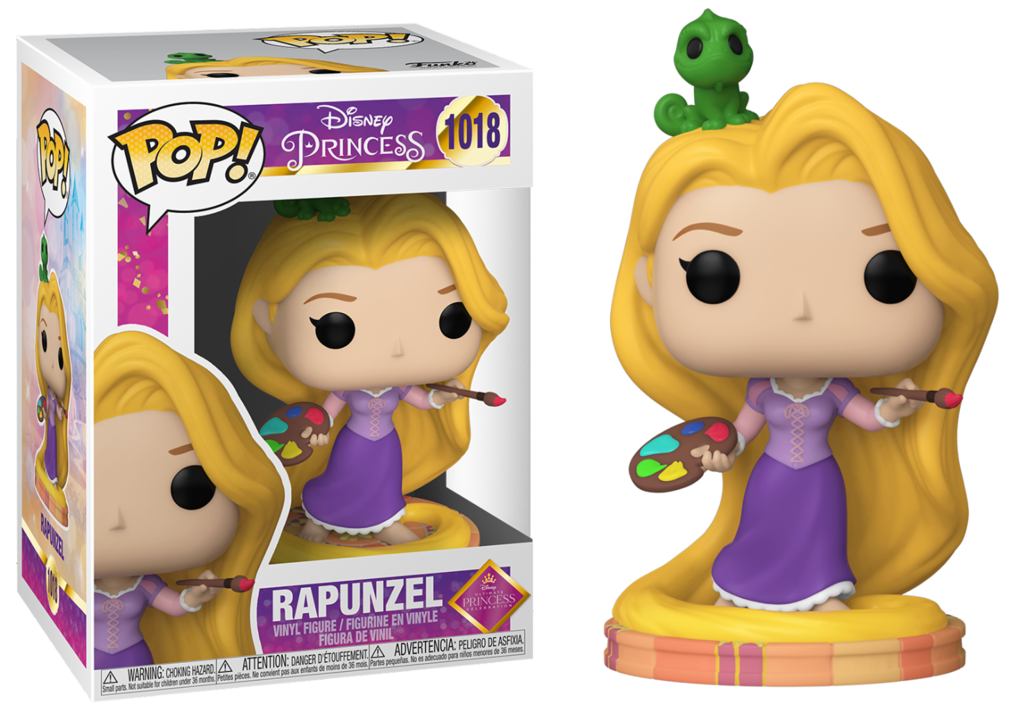 DISNEY PRINCESSE - Bitty Pop 4 Pack 2.5cm - Raiponce : ShopForGeek